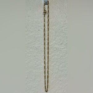 Vintage Gold Tone Chain Link Necklace